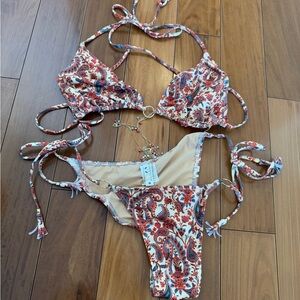 Bananhot Floral Paisley Bikini Set